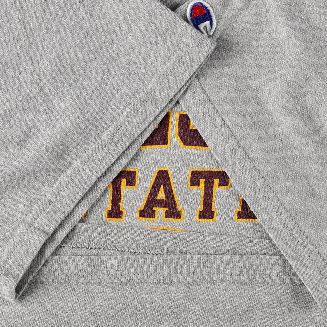 90'S Champion College T-shirt, Men's XL equivalent, Vintage cotton gray type Vintage Second Hand