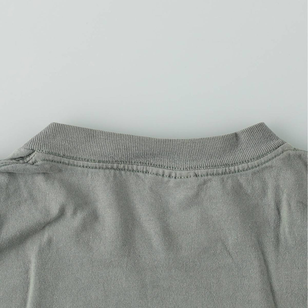 90'S ONEITA Souvenir T-shirt, Men's XL equivalent, Vintage cotton Khaki type sage green Vintage Second Hand
