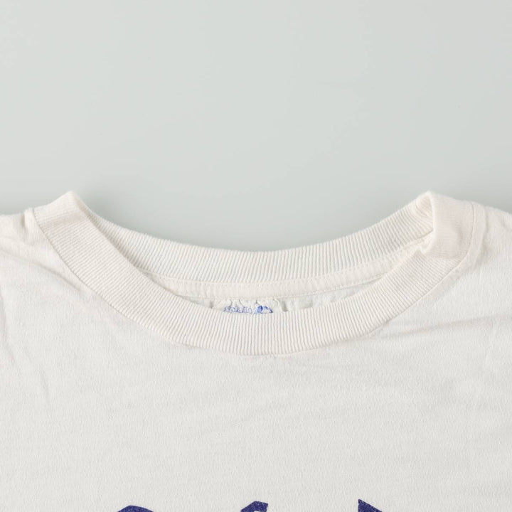 80'S Splash Triple Print College T-Shirt, Men's XL (approx.), Vintage cotton white type Vintage Second Hand