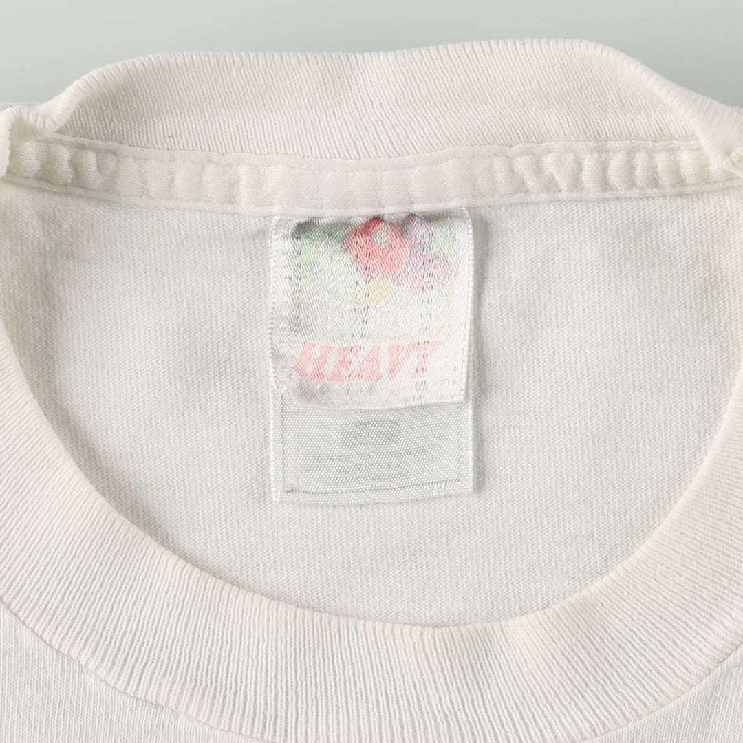 90'S Fruit of the Loom College T-shirt, Made in USA, Men's XL, Vintage unclear white type Vintage Second Hand