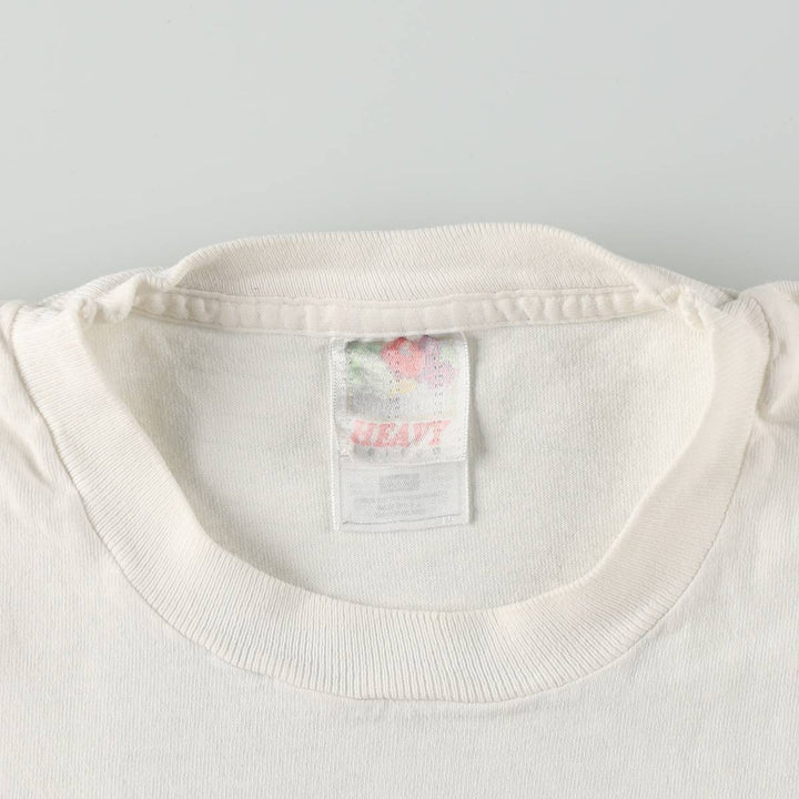 90'S Fruit of the Loom College T-shirt, Made in USA, Men's XL, Vintage unclear white type Vintage Second Hand
