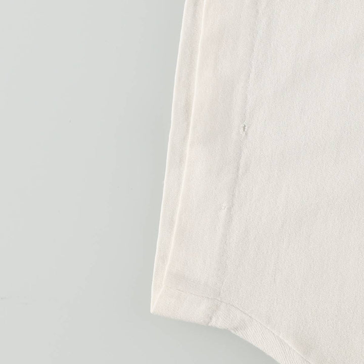 90'S Fruit of the Loom College T-shirt, Made in USA, Men's XL, Vintage unclear white type Vintage Second Hand