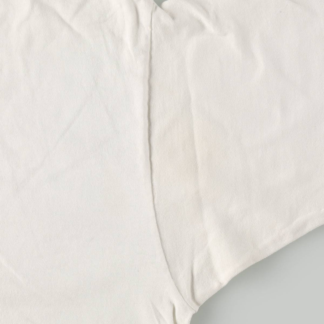 90'S Fruit of the Loom College T-shirt, Made in USA, Men's XL, Vintage unclear white type Vintage Second Hand