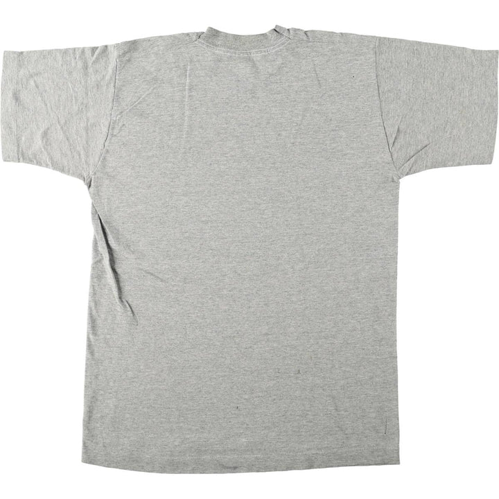 90s-00'S Fruit of the Loom College T-shirt, Men's Size M (approx.), Vintage cotton gray type Vintage Second Hand