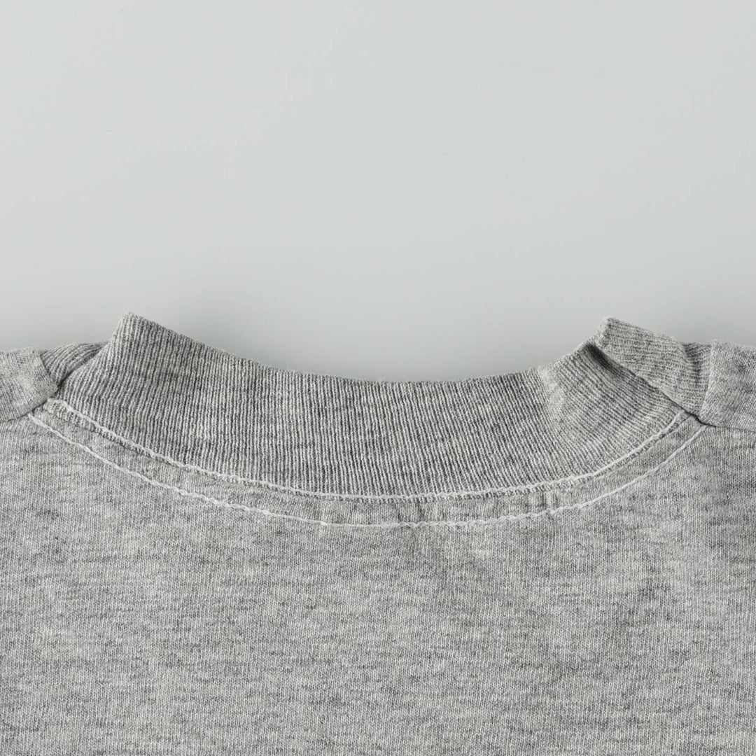 90s-00'S Fruit of the Loom College T-shirt, Men's Size M (approx.), Vintage cotton gray type Vintage Second Hand