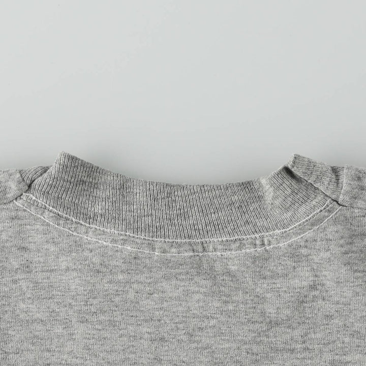 90s-00'S Fruit of the Loom College T-shirt, Men's Size M (approx.), Vintage cotton gray type Vintage Second Hand