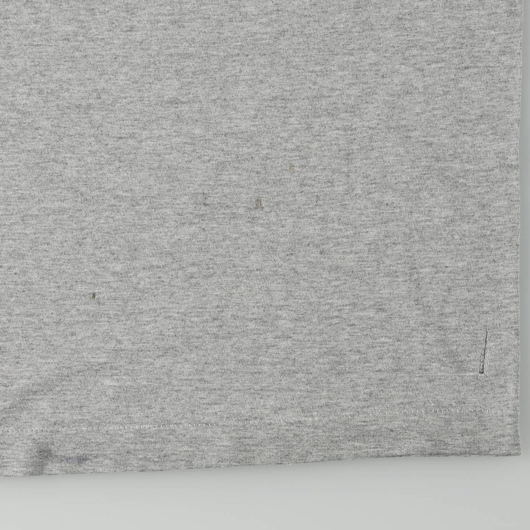 90s-00'S Fruit of the Loom College T-shirt, Men's Size M (approx.), Vintage cotton gray type Vintage Second Hand