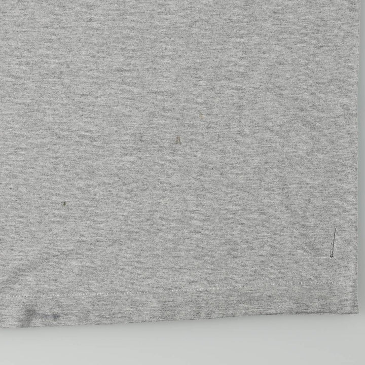 90s-00'S Fruit of the Loom College T-shirt, Men's Size M (approx.), Vintage cotton gray type Vintage Second Hand