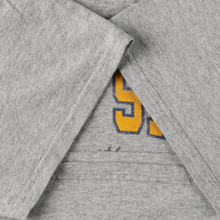 90'S Lee Print T-Shirt, Made in USA, Men's XL equivalent, Vintage cotton gray type Vintage Second Hand