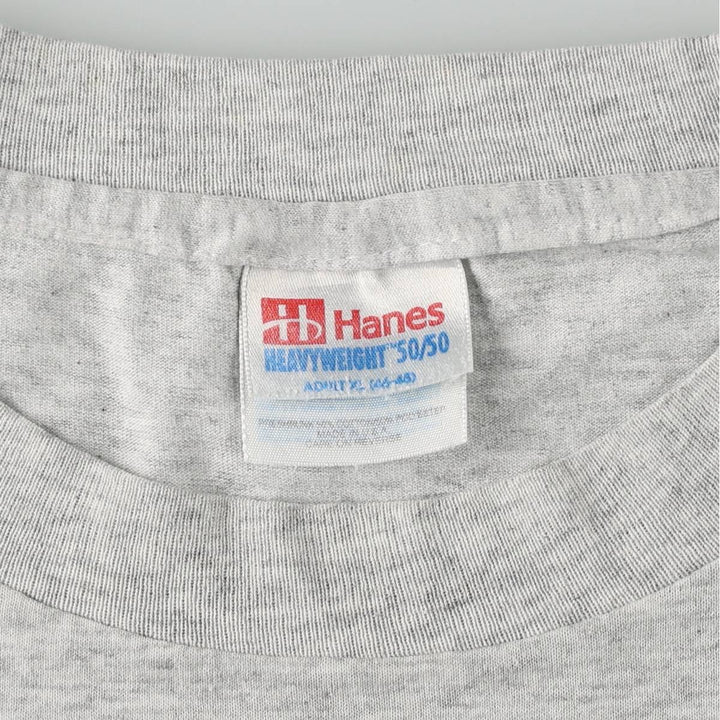 90s~00'S Hanes HEAVYWEIGHT 50 cotton gray type Vintage Second Hand