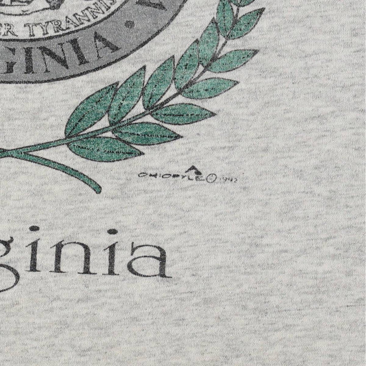 90s~00'S Hanes HEAVYWEIGHT 50 cotton gray type Vintage Second Hand
