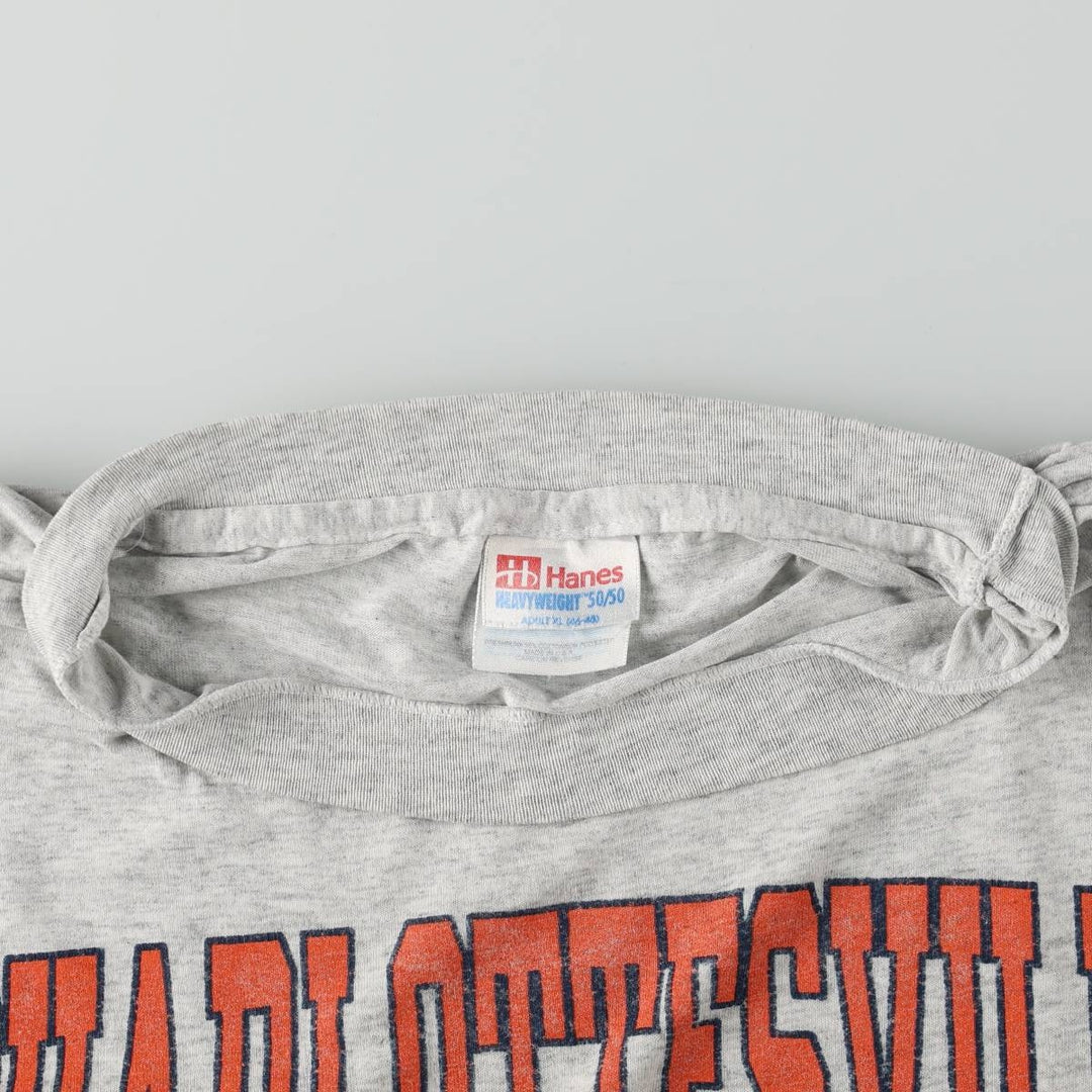 90s~00'S Hanes HEAVYWEIGHT 50 cotton gray type Vintage Second Hand