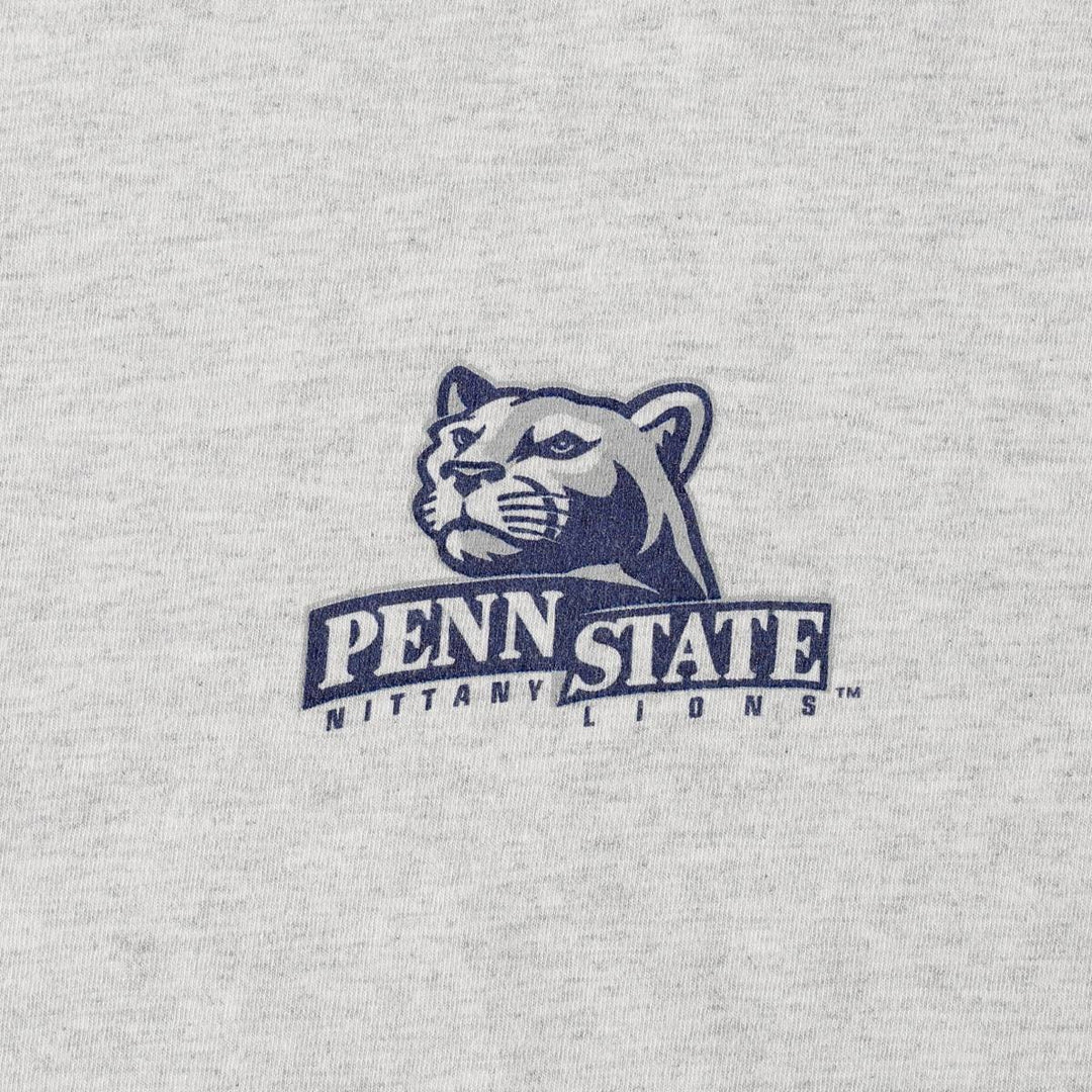 90'S GEAR PENN STATE Pennsylvania State University College T-shirt, Made in USA, Men's Size L (approx.), Vintage cotton gray type Vintage Second Hand