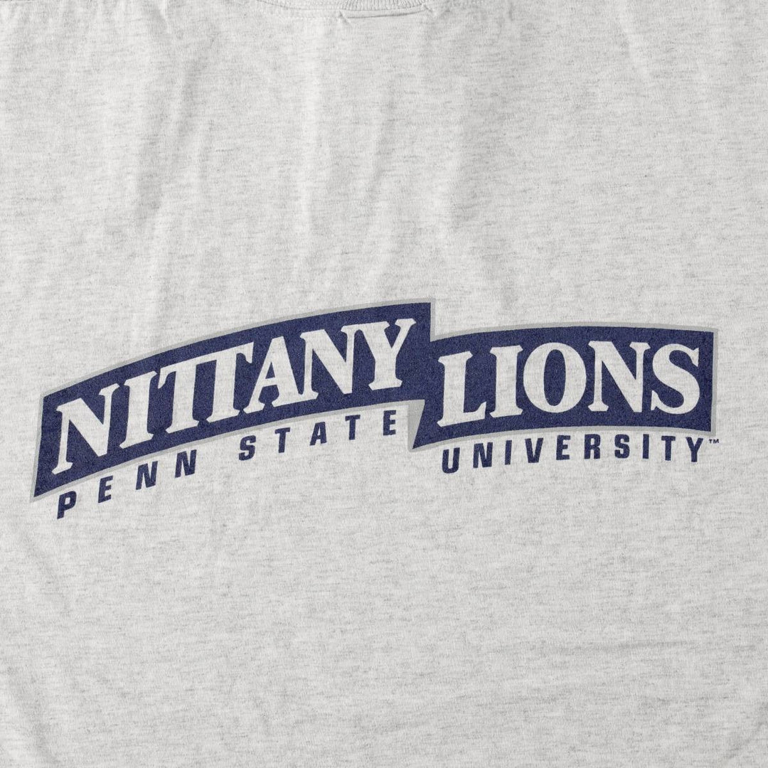 90'S GEAR PENN STATE Pennsylvania State University College T-shirt, Made in USA, Men's Size L (approx.), Vintage cotton gray type Vintage Second Hand