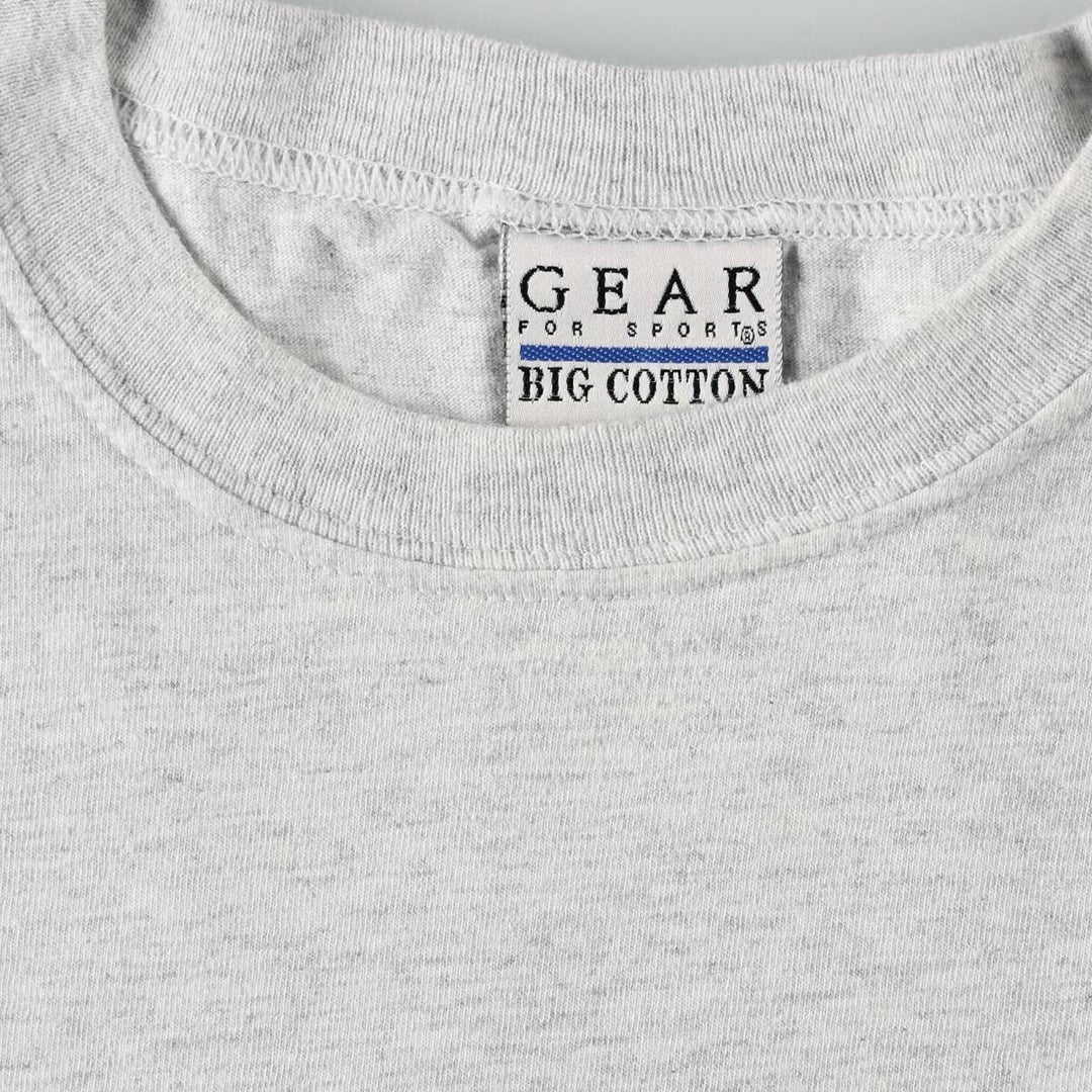 90'S GEAR PENN STATE Pennsylvania State University College T-shirt, Made in USA, Men's Size L (approx.), Vintage cotton gray type Vintage Second Hand