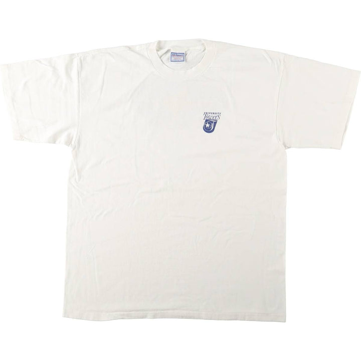 Vintage 90'S All Sport College T-Shirt, Made in USA, Men's XL cotton white type Vintage Second Hand