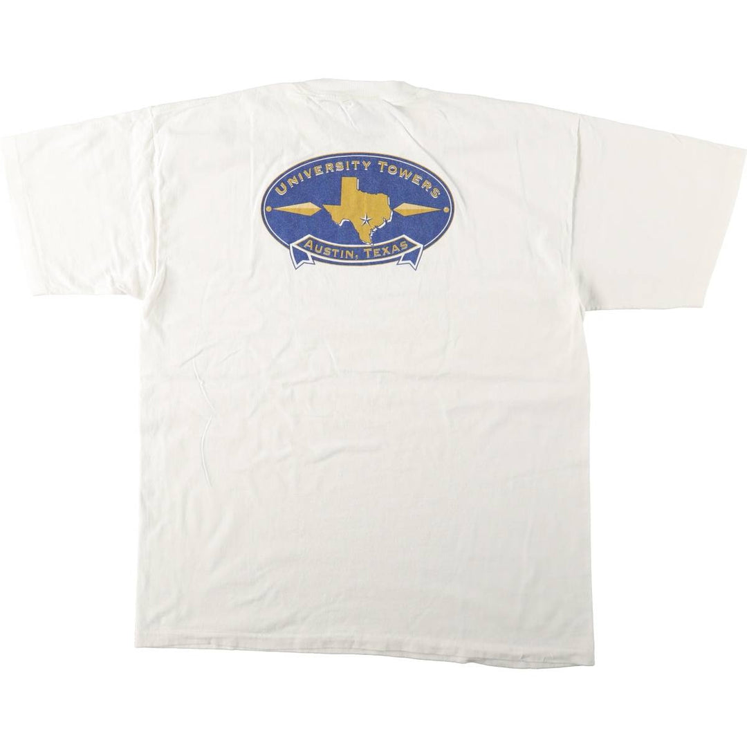 Vintage 90'S All Sport College T-Shirt, Made in USA, Men's XL cotton white type Vintage Second Hand
