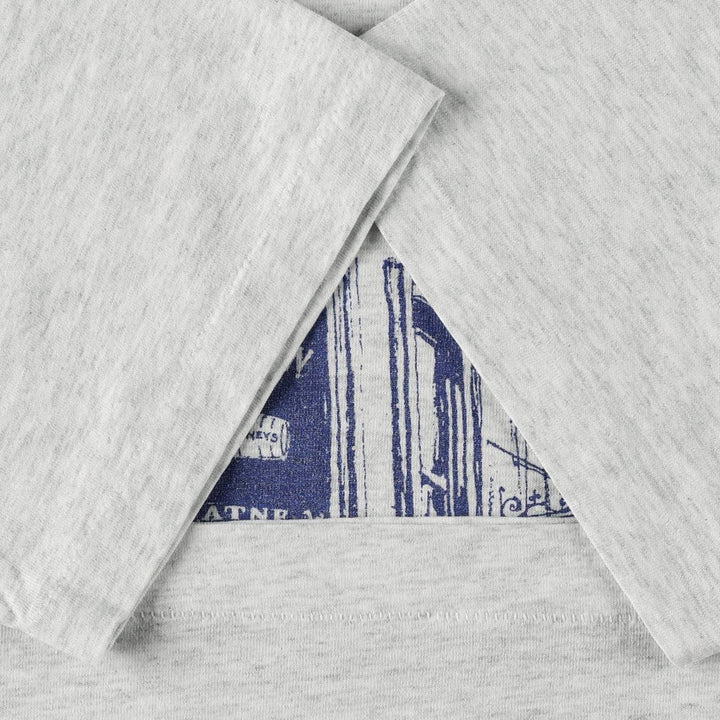 90'S Fruit of the Loom BEST MICHIGAN University of Michigan College T-Shirt, Made in USA, Men's XL equivalent, Vintage cotton gray type Vintage Second Hand