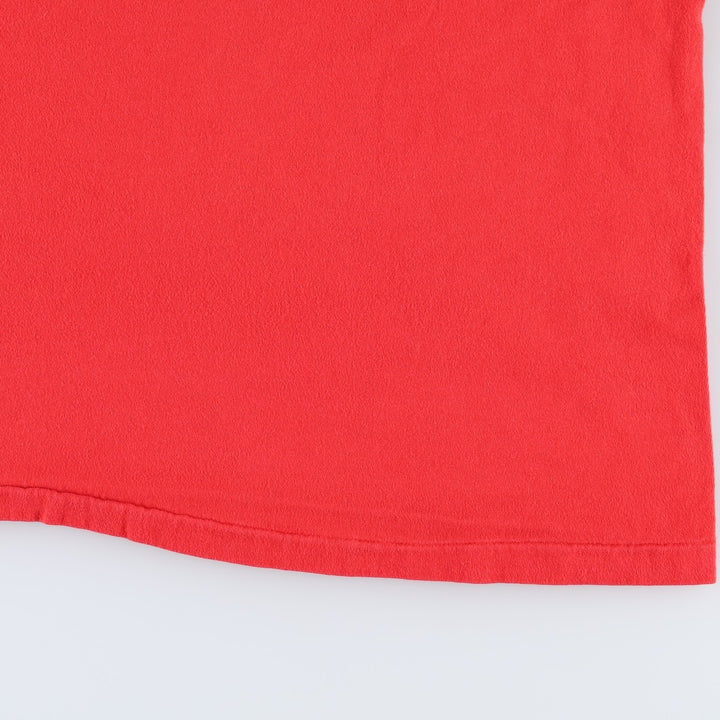 90'S Scared Guy character print t-shirt, men's size XL equivalent, vintage. cotton red type Vintage Second Hand