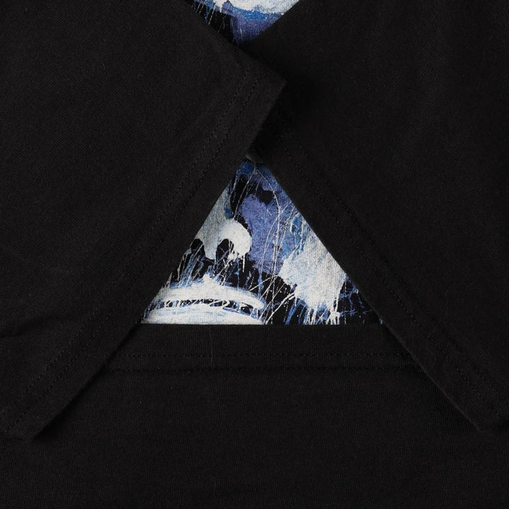 PORT and COMPANY JESUS CHRIST Print T-Shirt ADULT L cotton black type Vintage Second Hand