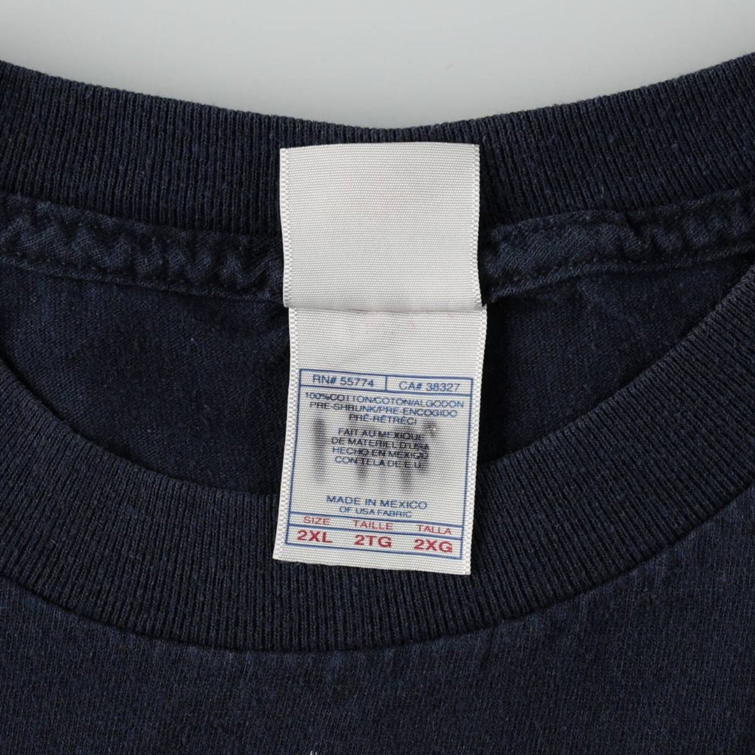 Tennessee River Holy Family Print T-Shirt, Men's XXL (approx.) cotton navy blue type Vintage Second Hand