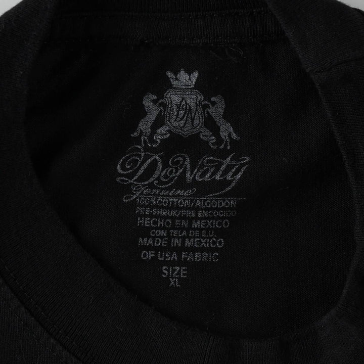 D'Naty HORY MOTHER Virgin Mary JESUS CHRIST Print T-Shirt (Men's XL equivalent) cotton black type Vintage Second Hand