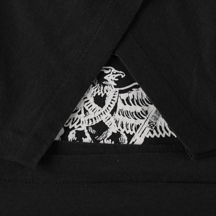 90'S Fruit of the Loom printed T-shirt, made in the USA, men's size L, vintage cotton black type Vintage Second Hand