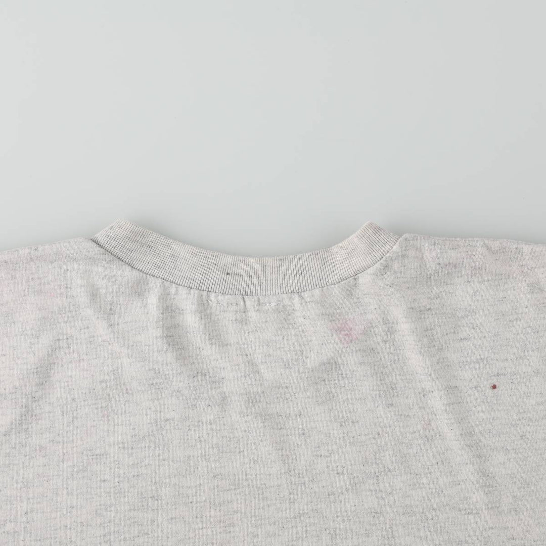 90'S Vintage Printed T-Shirt, Men's XL unclear gray type Vintage Second Hand