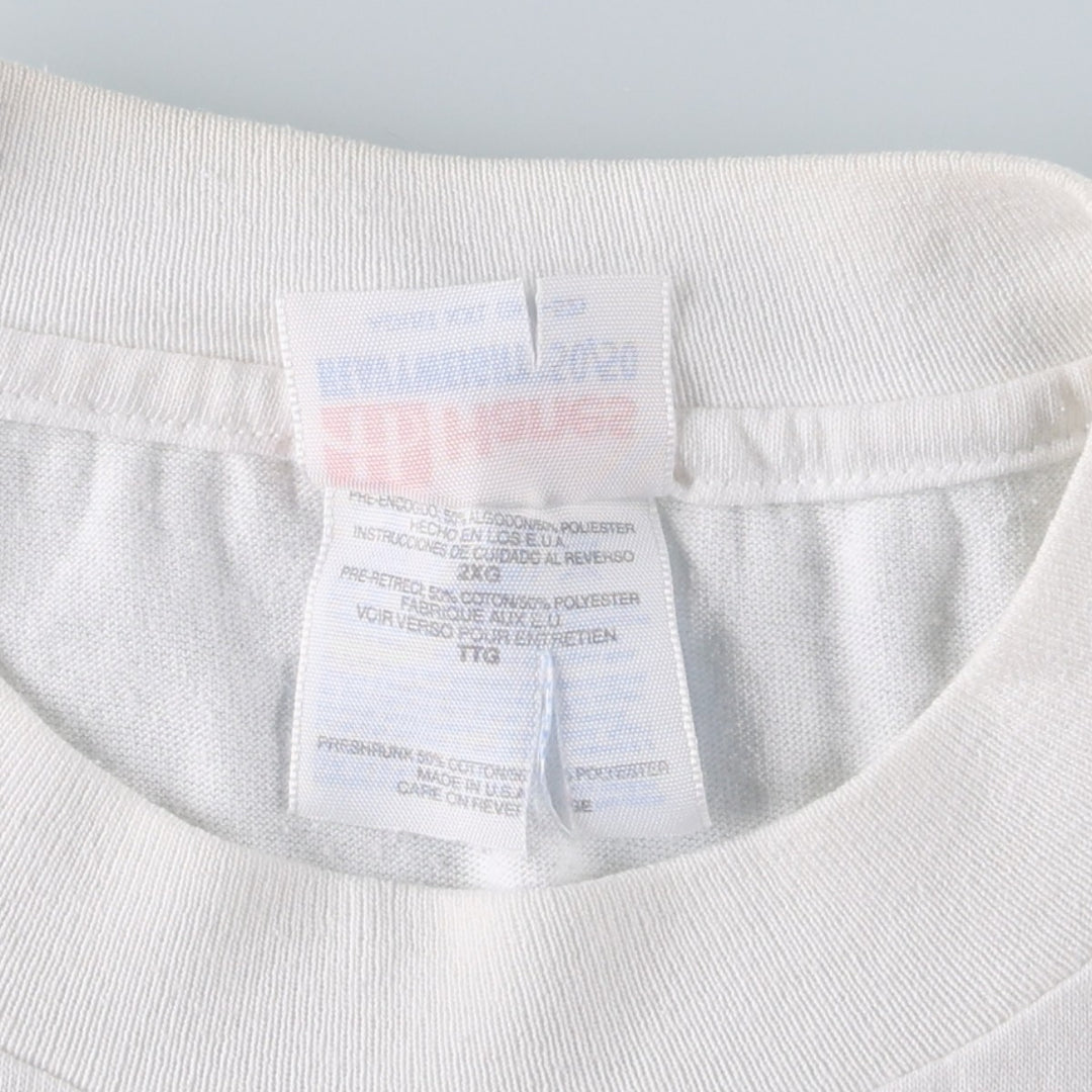 90'S Hanes HEAVYWEIGHT 50 cotton white type Vintage Second Hand