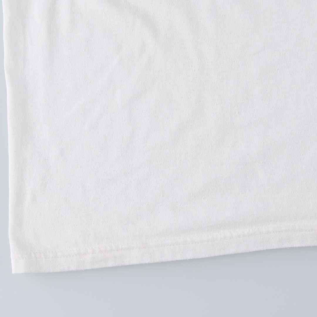 90'S Hanes HEAVYWEIGHT 50 cotton white type Vintage Second Hand