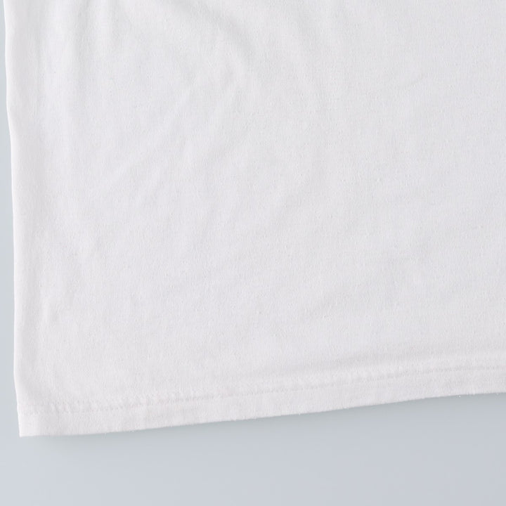 90'S Hanes HEAVYWEIGHT 50 cotton white type Vintage Second Hand