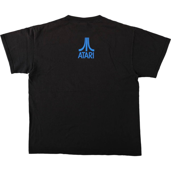 90'S Delta ASTEROIDS Shooting Game Print T-Shirt, Men's Size L (Equivalent), Vintage cotton black type Vintage Second Hand