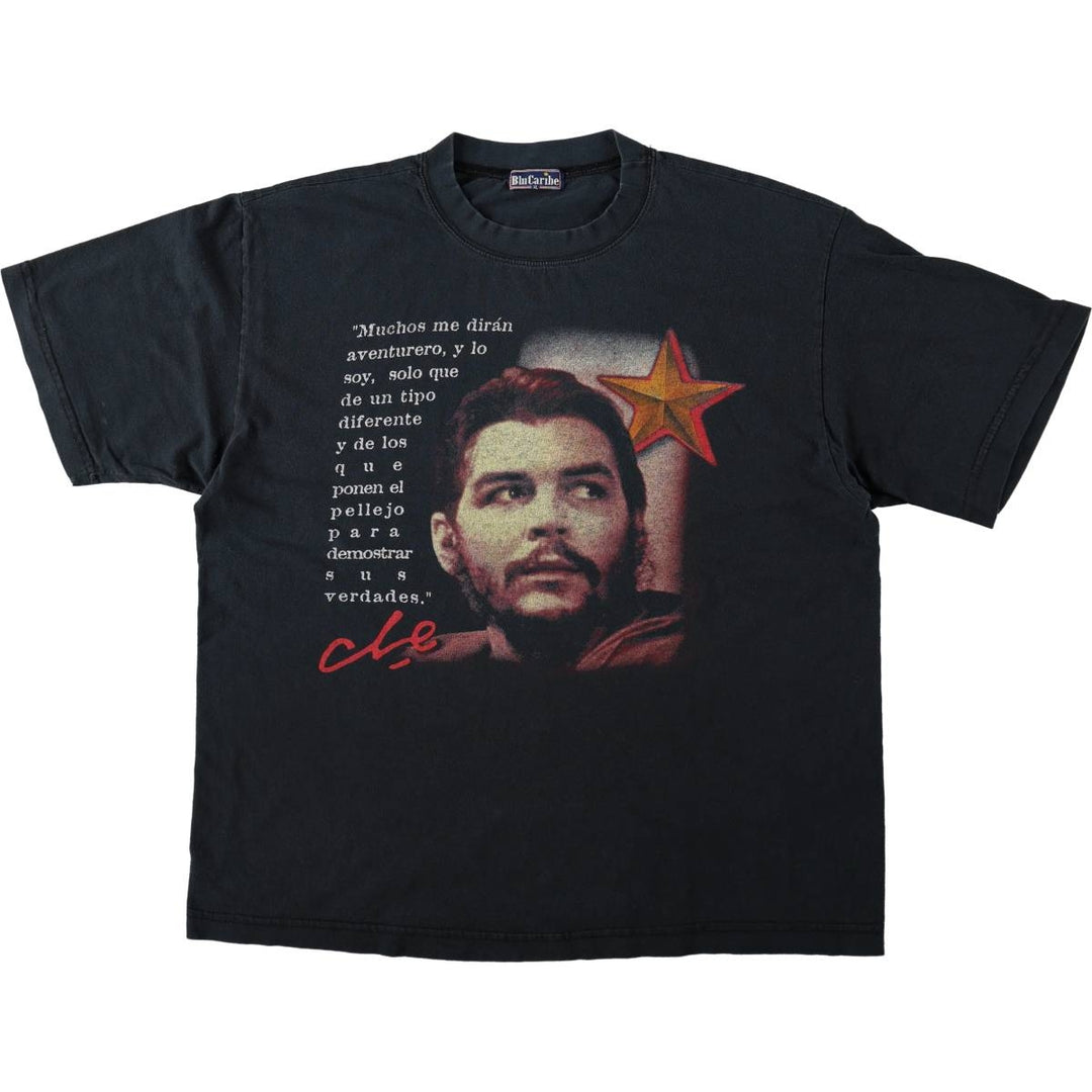 BluCaribe CHE GUEVARA Che Guevara T-shirt (Men's XL equivalent) unclear black type Vintage Second Hand