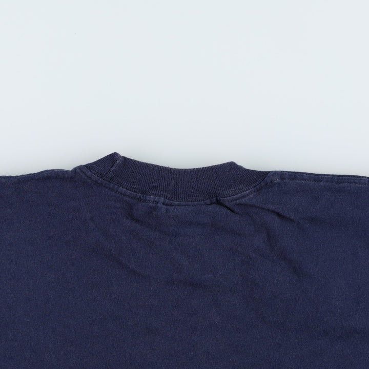 90'S PORN STAR surf/skate t-shirt, made in USA, men's size M equivalent, vintage. cotton navy blue type Vintage Second Hand