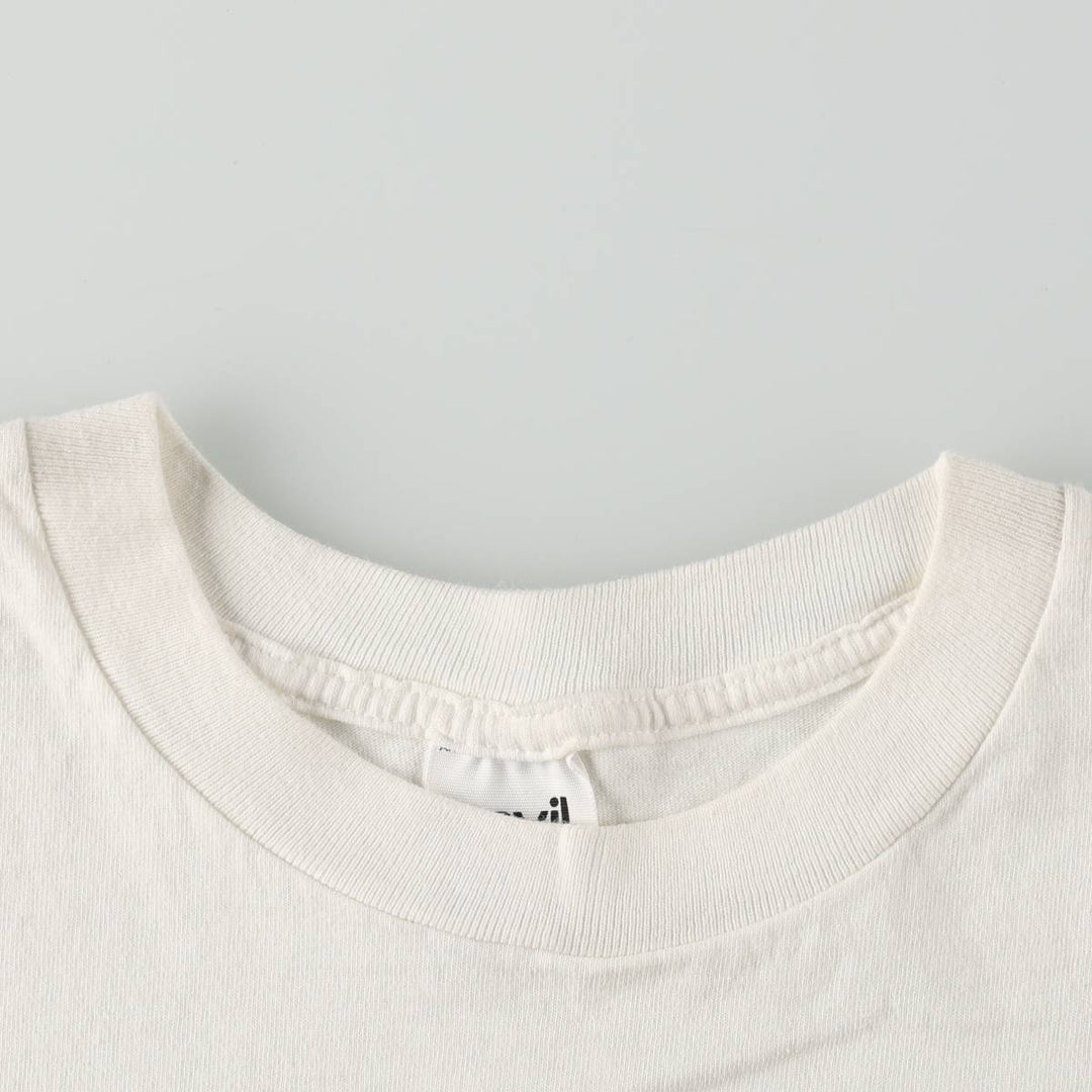 90'S Anvil BYTE Advertising T-Shirt, Made in USA, Men's Size L (Equivalent), Vintage cotton white type Vintage Second Hand