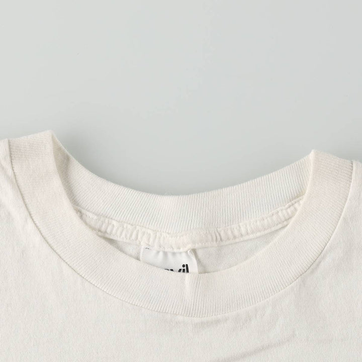 90'S Anvil BYTE Advertising T-Shirt, Made in USA, Men's Size L (Equivalent), Vintage cotton white type Vintage Second Hand