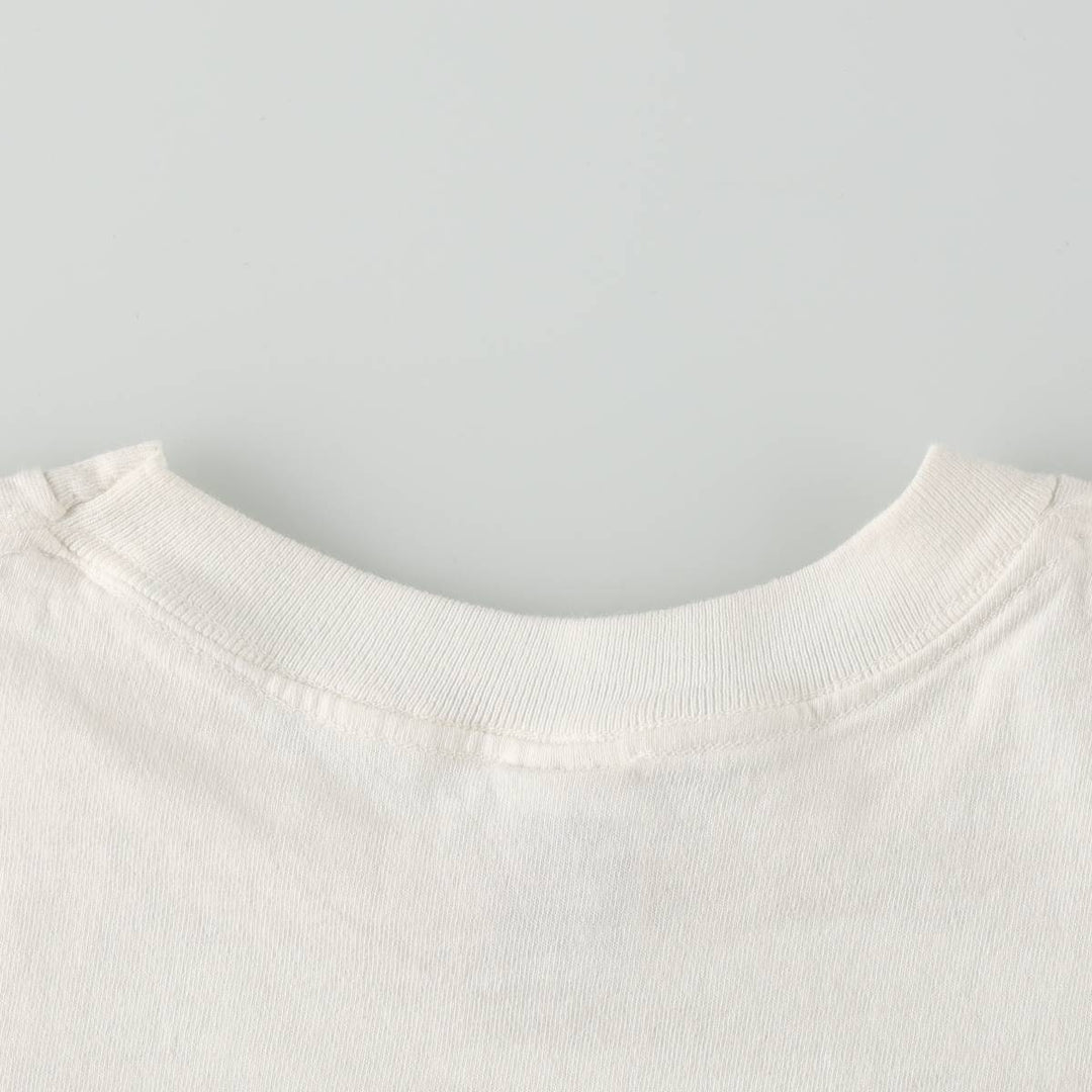 90'S Anvil BYTE Advertising T-Shirt, Made in USA, Men's Size L (Equivalent), Vintage cotton white type Vintage Second Hand