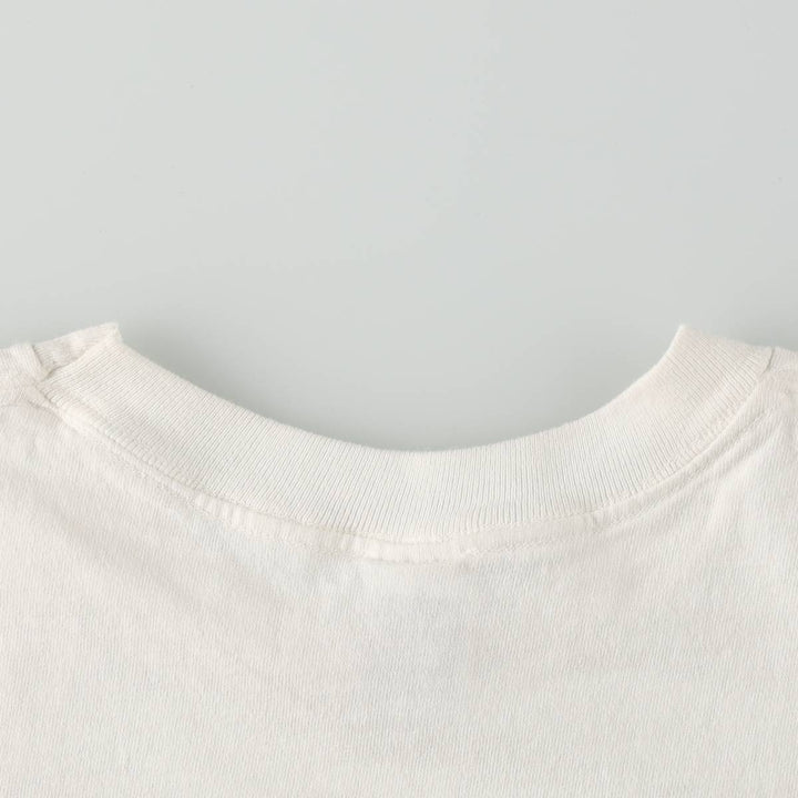 90'S Anvil BYTE Advertising T-Shirt, Made in USA, Men's Size L (Equivalent), Vintage cotton white type Vintage Second Hand