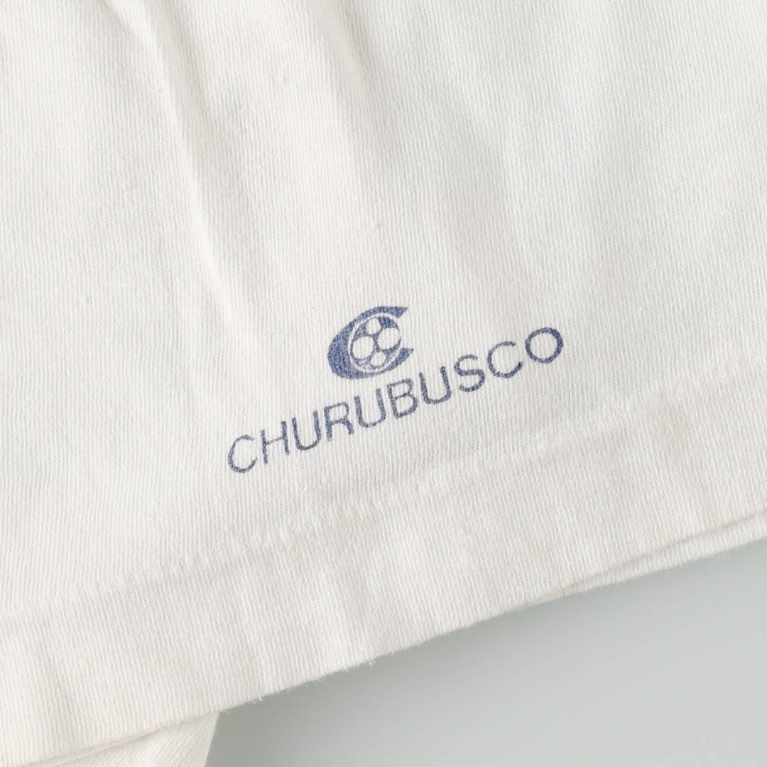 80'S Churbusco Studios TOTAL RECALL Advertising T-Shirt, Men's XL equivalent, Vintage unclear white type Vintage Second Hand