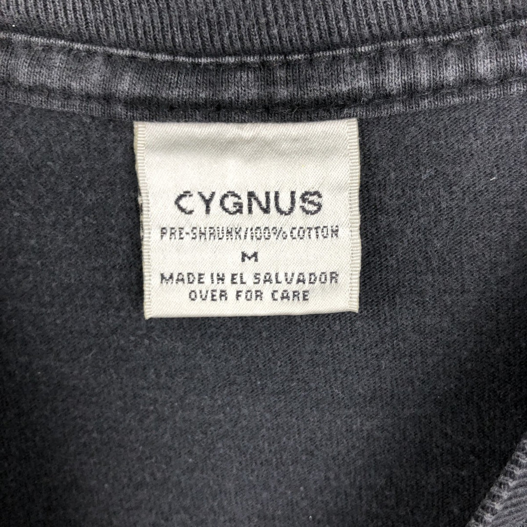CYGNUS DROPKICK MURPHYS Band T-shirt (Men's size M equivalent) cotton black type Vintage Second Hand