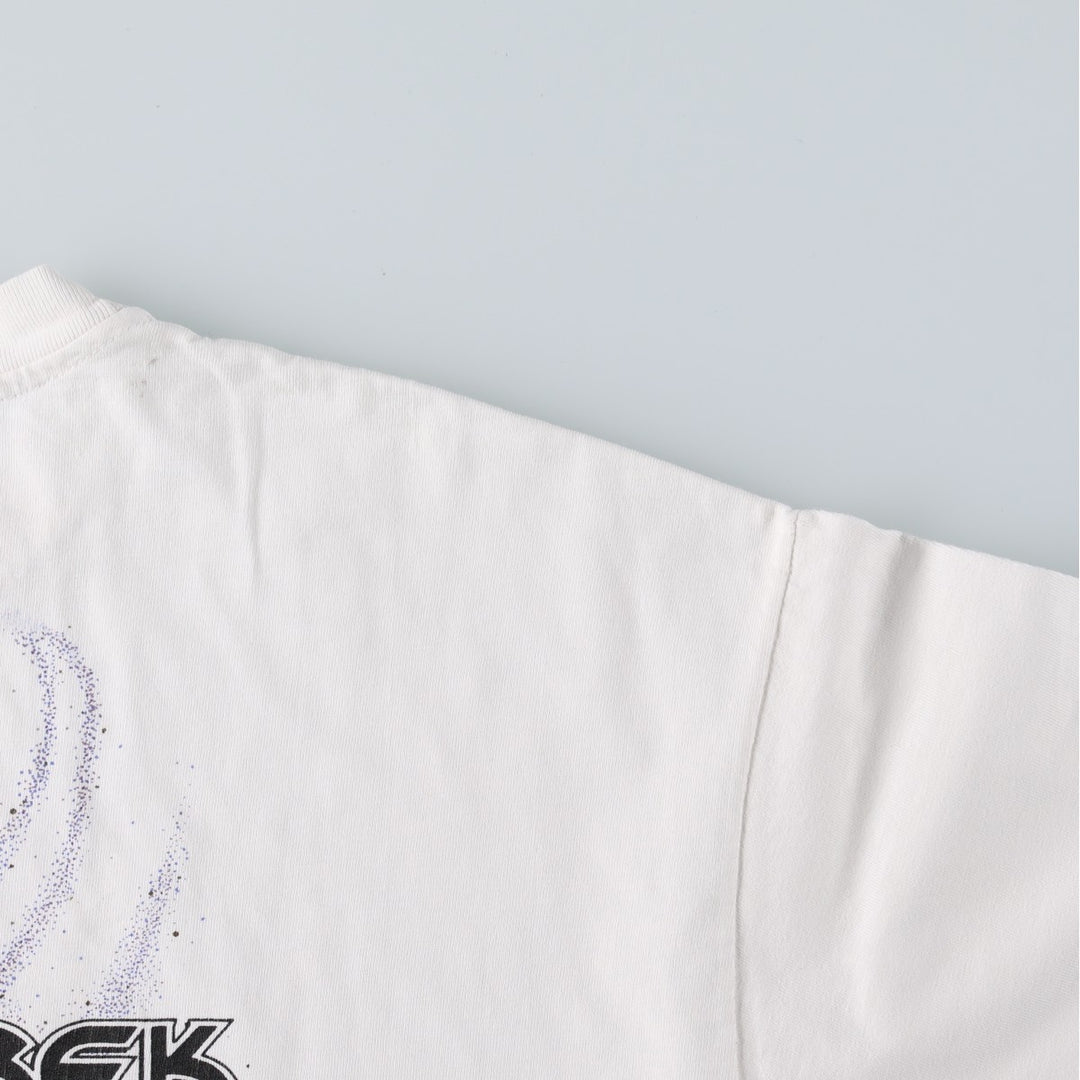 90'S Hanes BEEFY-T STAR TREK Movie T-Shirt, Made in USA, Men's XL equivalent, Vintage cotton white type Vintage Second Hand