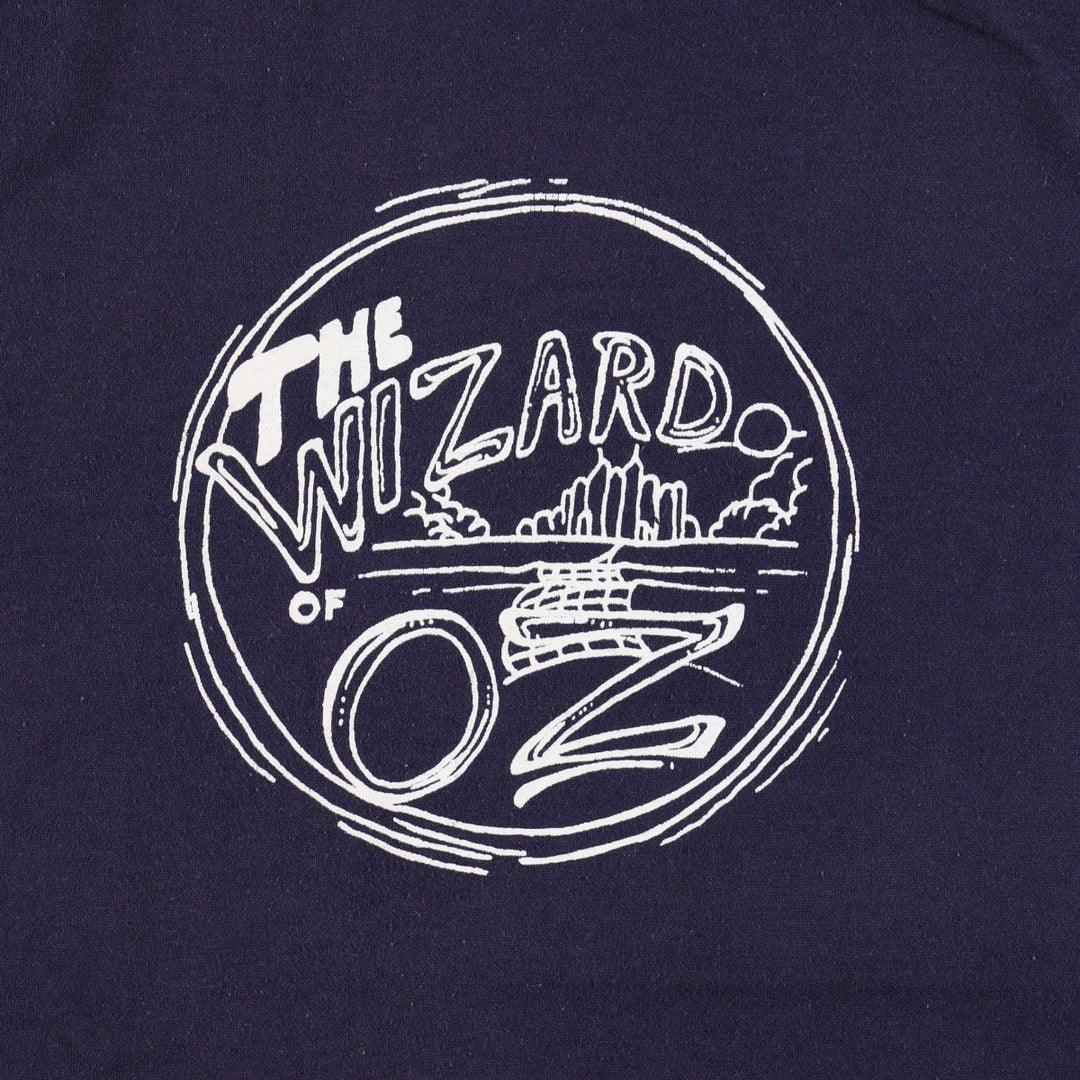 80'S Sportswear Wizard of Oz Movie T-Shirt, Made in USA, Men's Size M (approx.), Vintage cotton navy blue type Vintage Second Hand