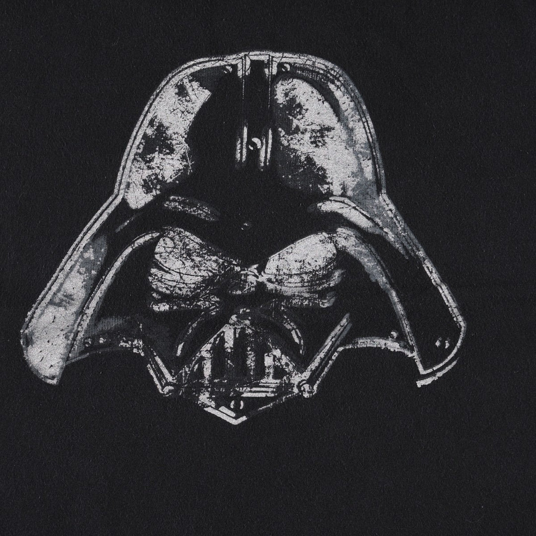 STAR WARS Darth Vader Movie T-shirt Men's XL size cotton black type Vintage Second Hand