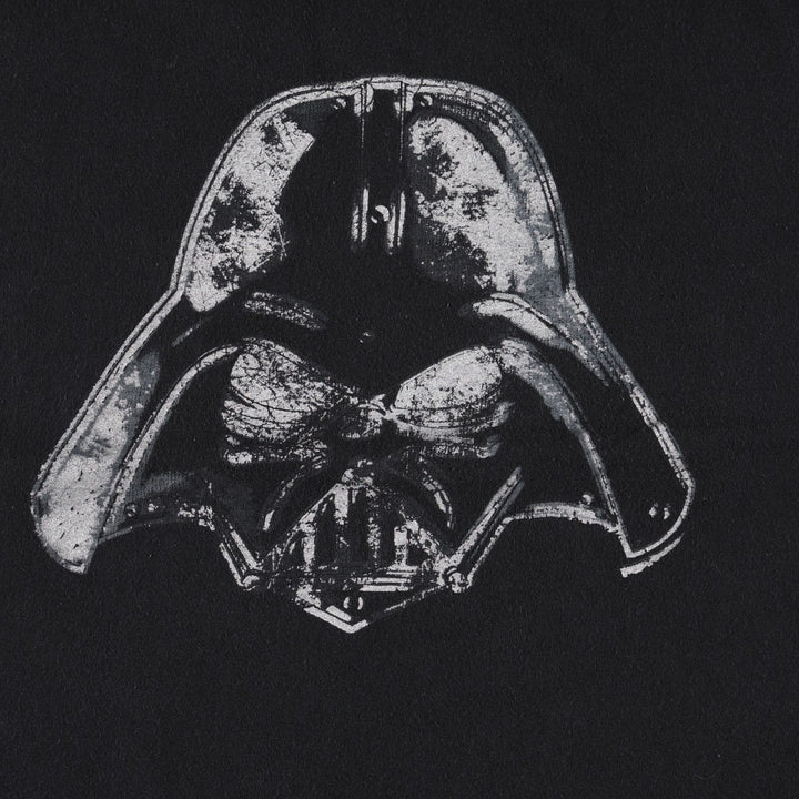 STAR WARS Darth Vader Movie T-shirt Men's XL size cotton black type Vintage Second Hand