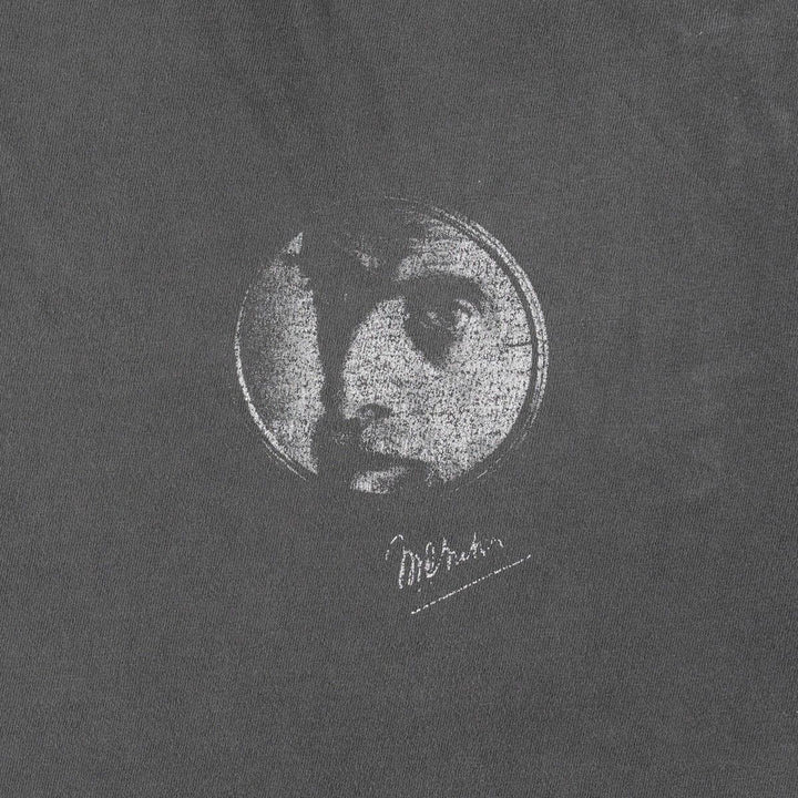 ~90'S MCESCHER Cut-off Art T-shirt, Men's XL equivalent, Vintage unclear black type Vintage Second Hand