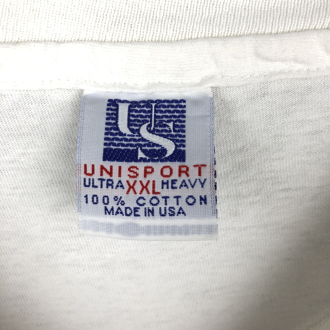 90'S UNISPORT Field of Dreams Overprint Movie T-Shirt, Made in USA, Men's XXL equivalent, Vintage cotton white type Vintage Second Hand
