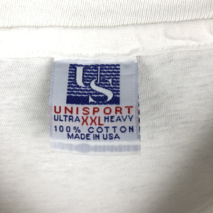 90'S UNISPORT Field of Dreams Overprint Movie T-Shirt, Made in USA, Men's XXL equivalent, Vintage cotton white type Vintage Second Hand