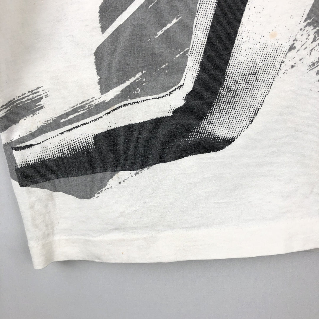 90'S UNISPORT Field of Dreams Overprint Movie T-Shirt, Made in USA, Men's XXL equivalent, Vintage cotton white type Vintage Second Hand