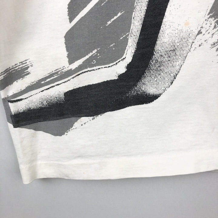 90'S UNISPORT Field of Dreams Overprint Movie T-Shirt, Made in USA, Men's XXL equivalent, Vintage cotton white type Vintage Second Hand
