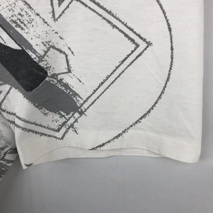 90'S UNISPORT Field of Dreams Overprint Movie T-Shirt, Made in USA, Men's XXL equivalent, Vintage cotton white type Vintage Second Hand